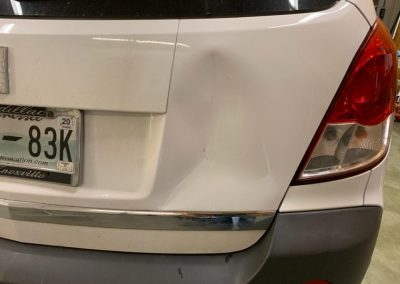 DENT STATION PLUS - PDR HATCH 2 BEFORE